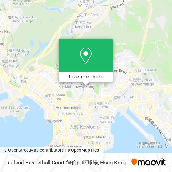 Rutland Basketball Court 律倫街籃球場 map