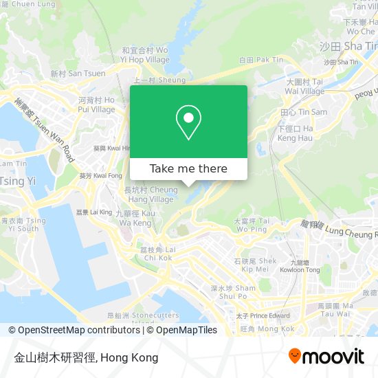 金山樹木研習徑地圖