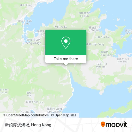 新娘潭烧烤场地圖