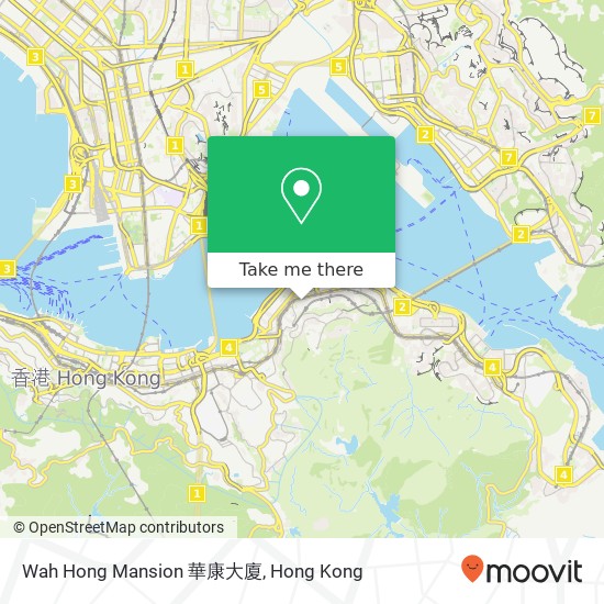 Wah Hong Mansion 華康大廈地圖
