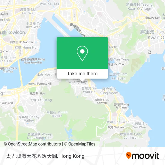 太古城海天花園逸天閣 map