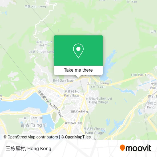 三栋屋村 map