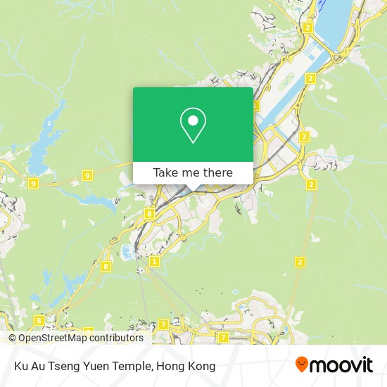 Ku Au Tseng Yuen Temple地圖