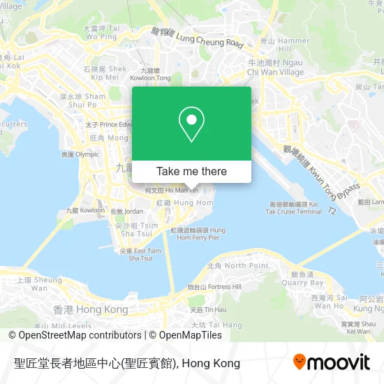 聖匠堂長者地區中心(聖匠賓館)地圖