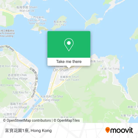富寶花園1座 map