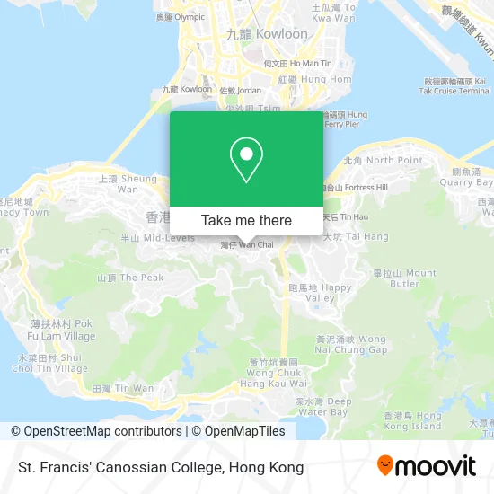 St. Francis' Canossian College地圖