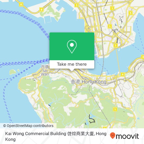 Kai Wong Commercial Building 啓煌商業大廈 map