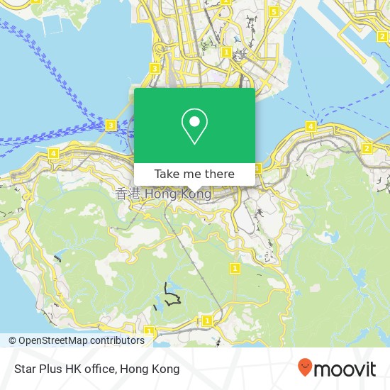 Star Plus HK office地圖