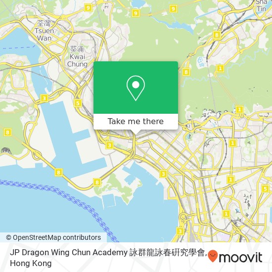 JP Dragon Wing Chun Academy 詠群龍詠春硏究學會 map