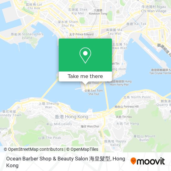 Ocean Barber Shop & Beauty Salon 海皇髮型地圖