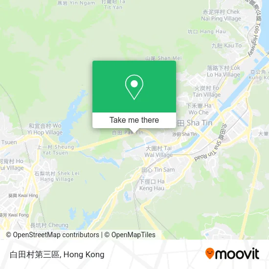 白田村第三區地圖
