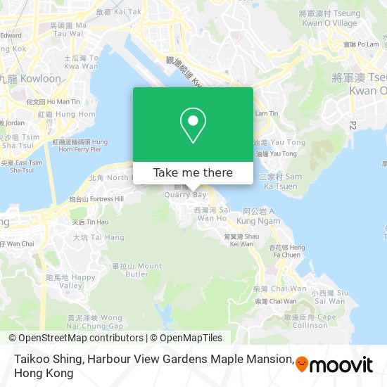 Taikoo Shing, Harbour View Gardens Maple Mansion地圖