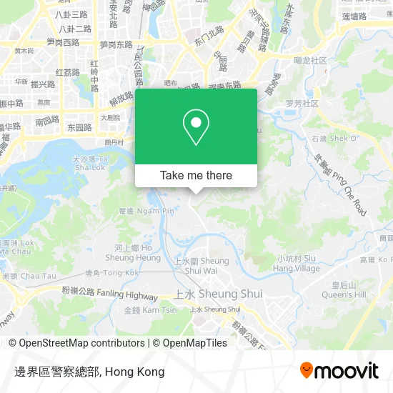邊界區警察總部地圖