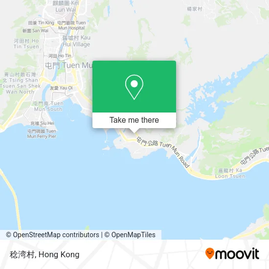 稔湾村地圖