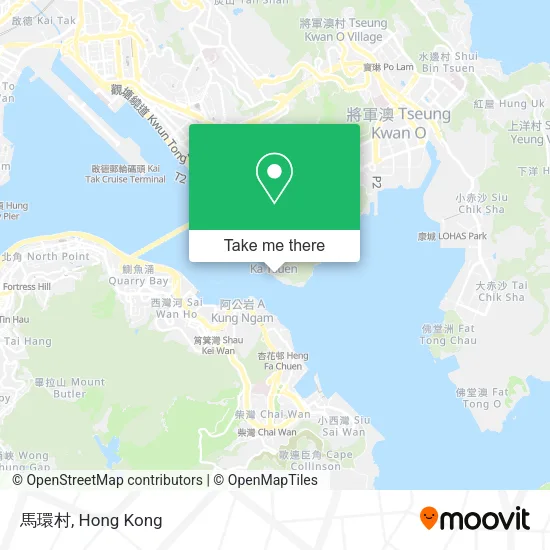 馬環村地圖
