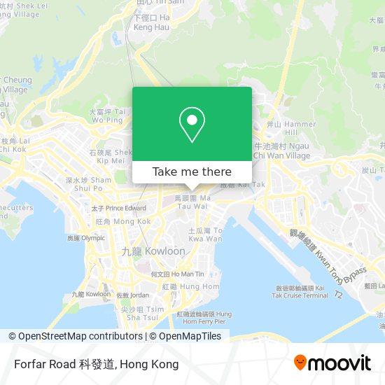 Forfar Road 科發道 map