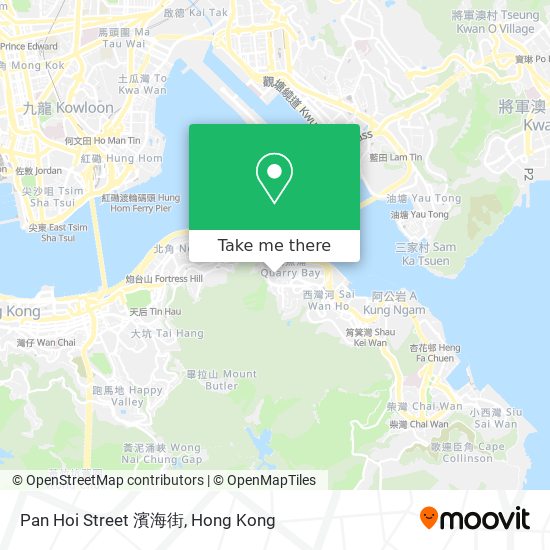 Pan Hoi Street 濱海街 map
