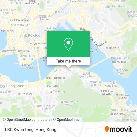 LBC Kwun tong map