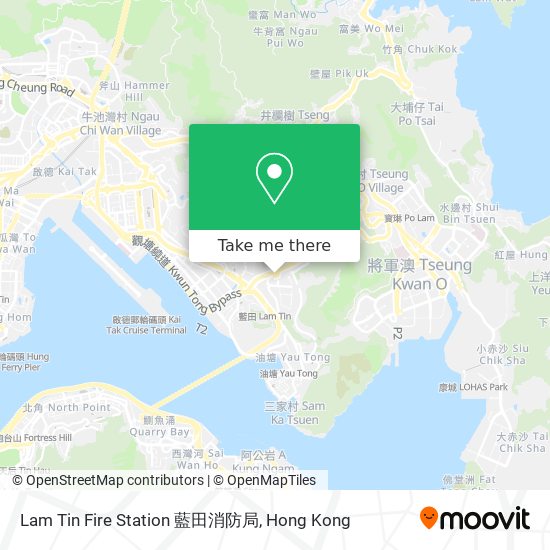 Lam Tin Fire Station 藍田消防局 map