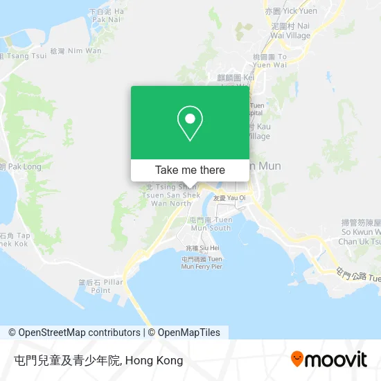 屯門兒童及青少年院 map