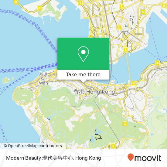 Modern Beauty 現代美容中心 map