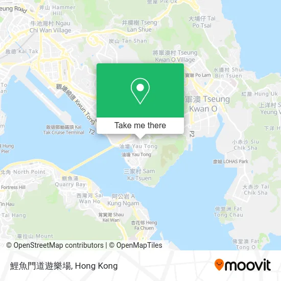 鯉魚門道遊樂場 map