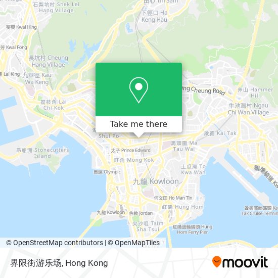 界限街游乐场 map