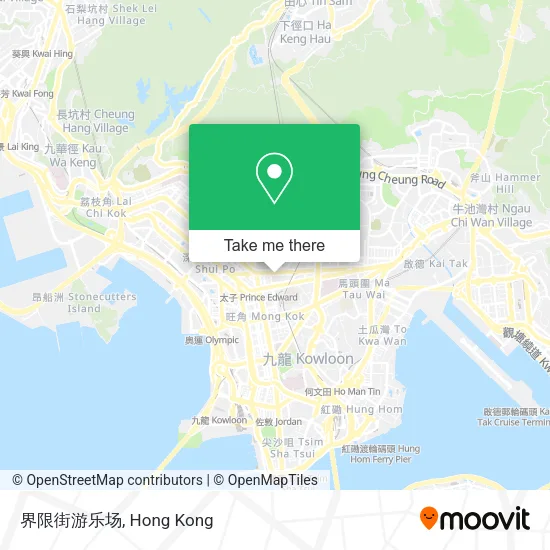 界限街游乐场 map