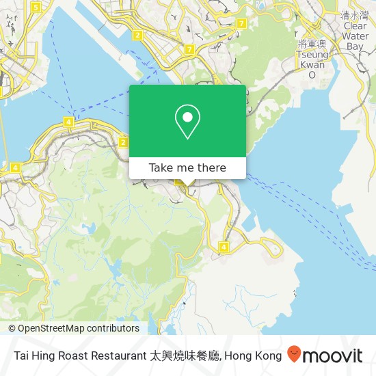 Tai Hing Roast Restaurant 太興燒味餐廳 map