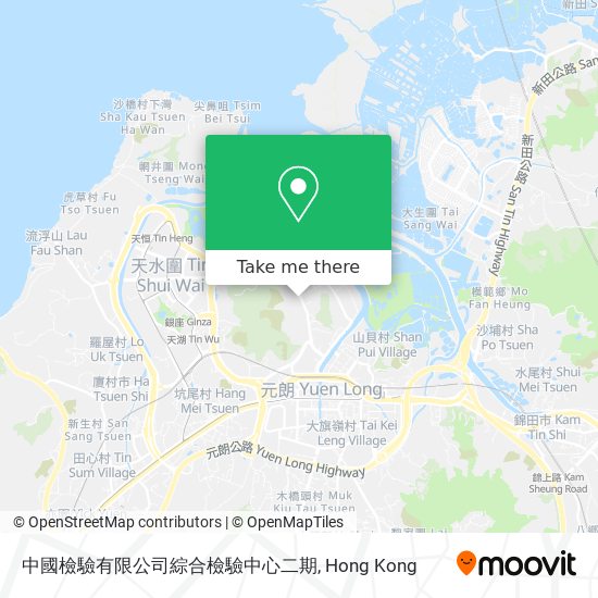 中國檢驗有限公司綜合檢驗中心二期 map