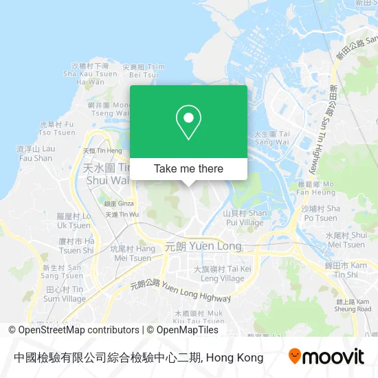 中國檢驗有限公司綜合檢驗中心二期 map