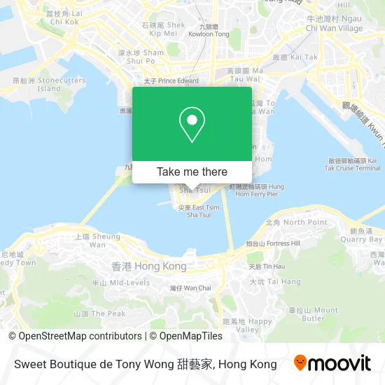 Sweet Boutique de Tony Wong 甜藝家 map