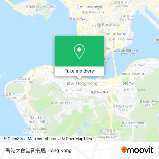 香港大會堂音樂廳地圖