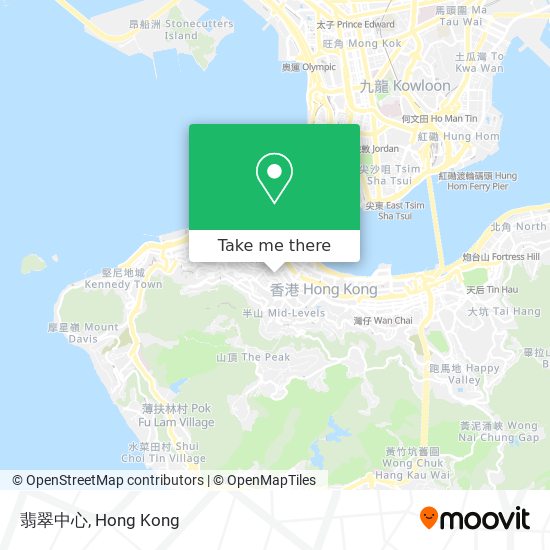 翡翠中心地圖