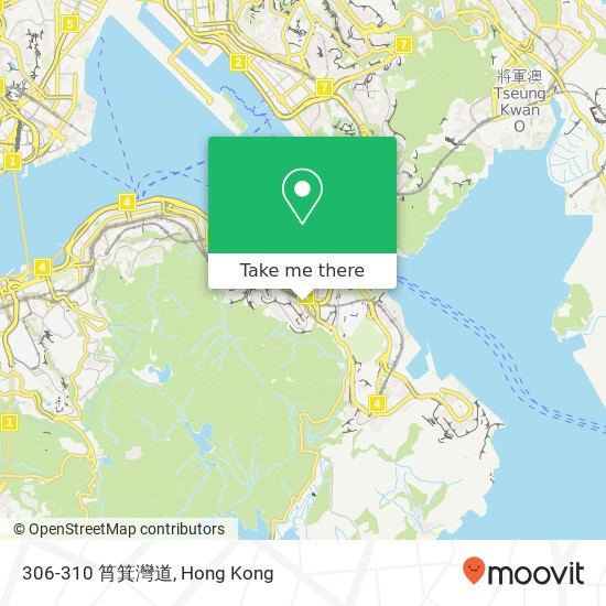 306-310 筲箕灣道 map