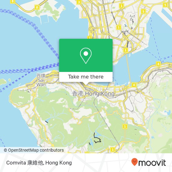 Comvita 康維他地圖