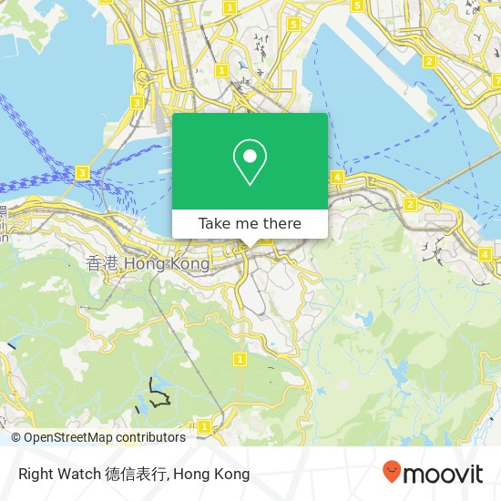 Right Watch 德信表行 map