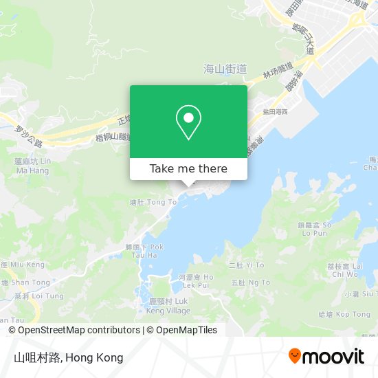 山咀村路地圖