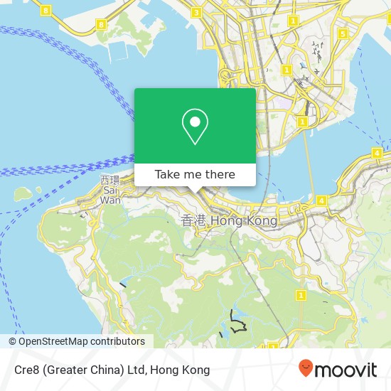 Cre8 (Greater China) Ltd map