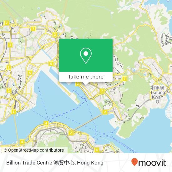 Billion Trade Centre 鴻貿中心 map