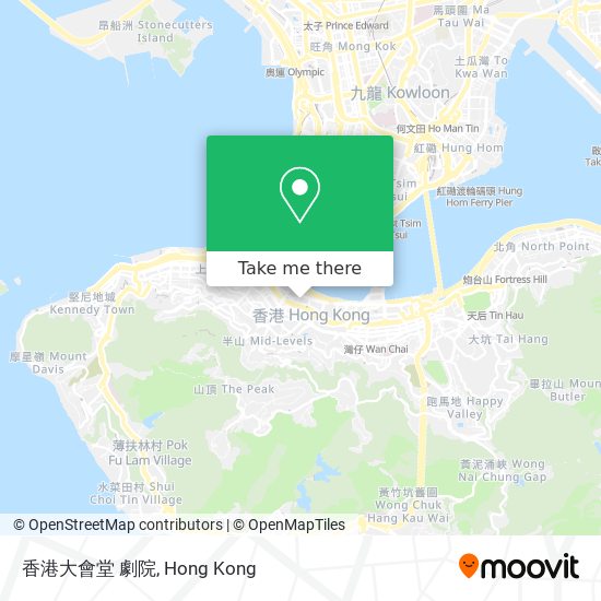香港大會堂 劇院 map