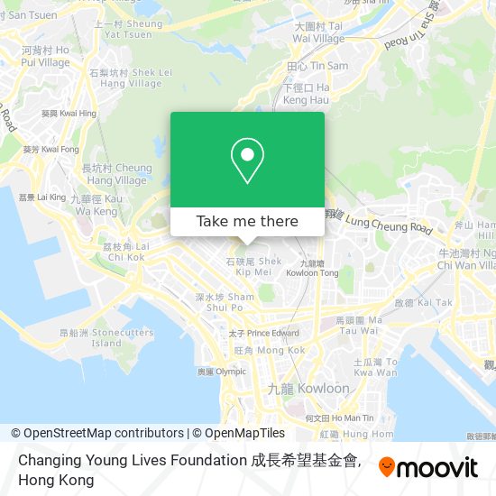 Changing Young Lives Foundation 成長希望基金會 map