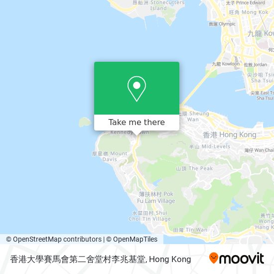 香港大學賽馬會第二舍堂村李兆基堂 map