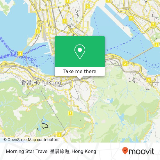 Morning Star Travel 星晨旅遊 map