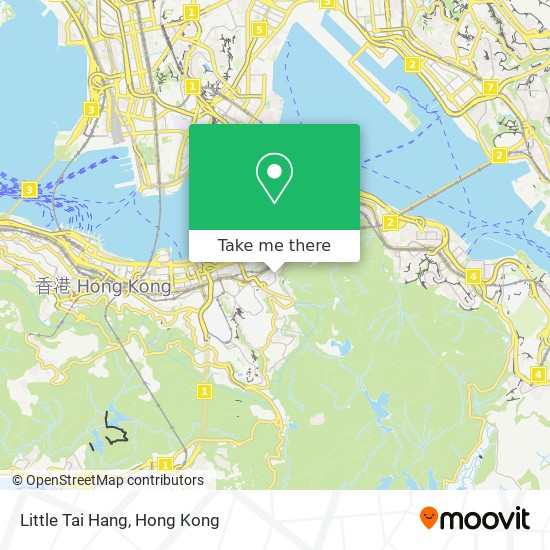 Little Tai Hang map