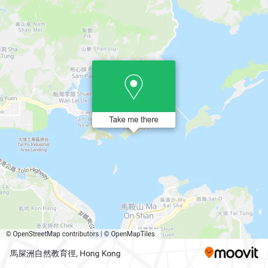 馬屎洲自然教育徑 map