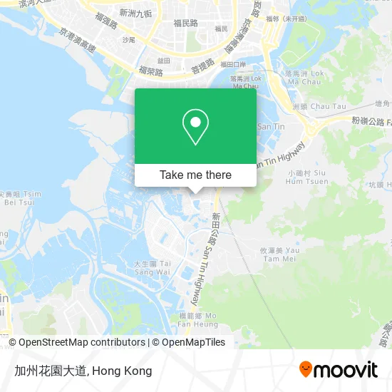 加州花園大道 map