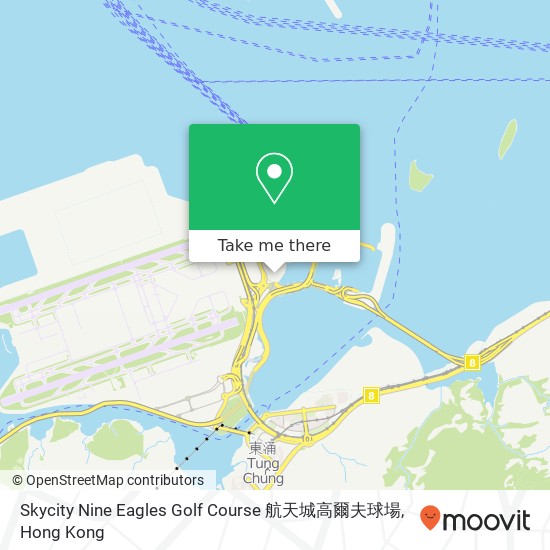 Skycity Nine Eagles Golf Course 航天城高爾夫球場地圖