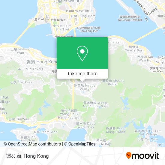 譚公廟地圖