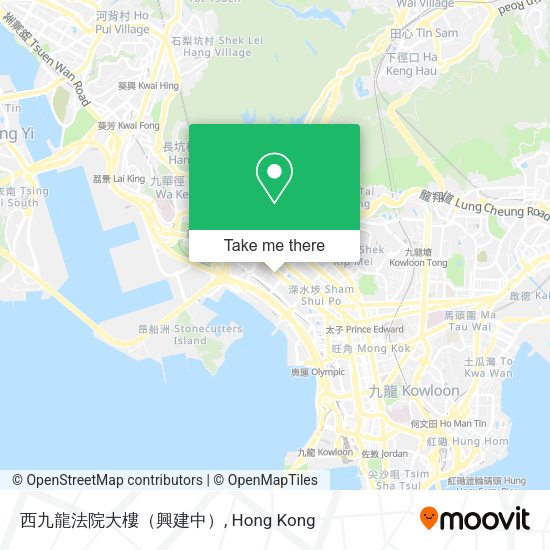 西九龍法院大樓（興建中）地圖
